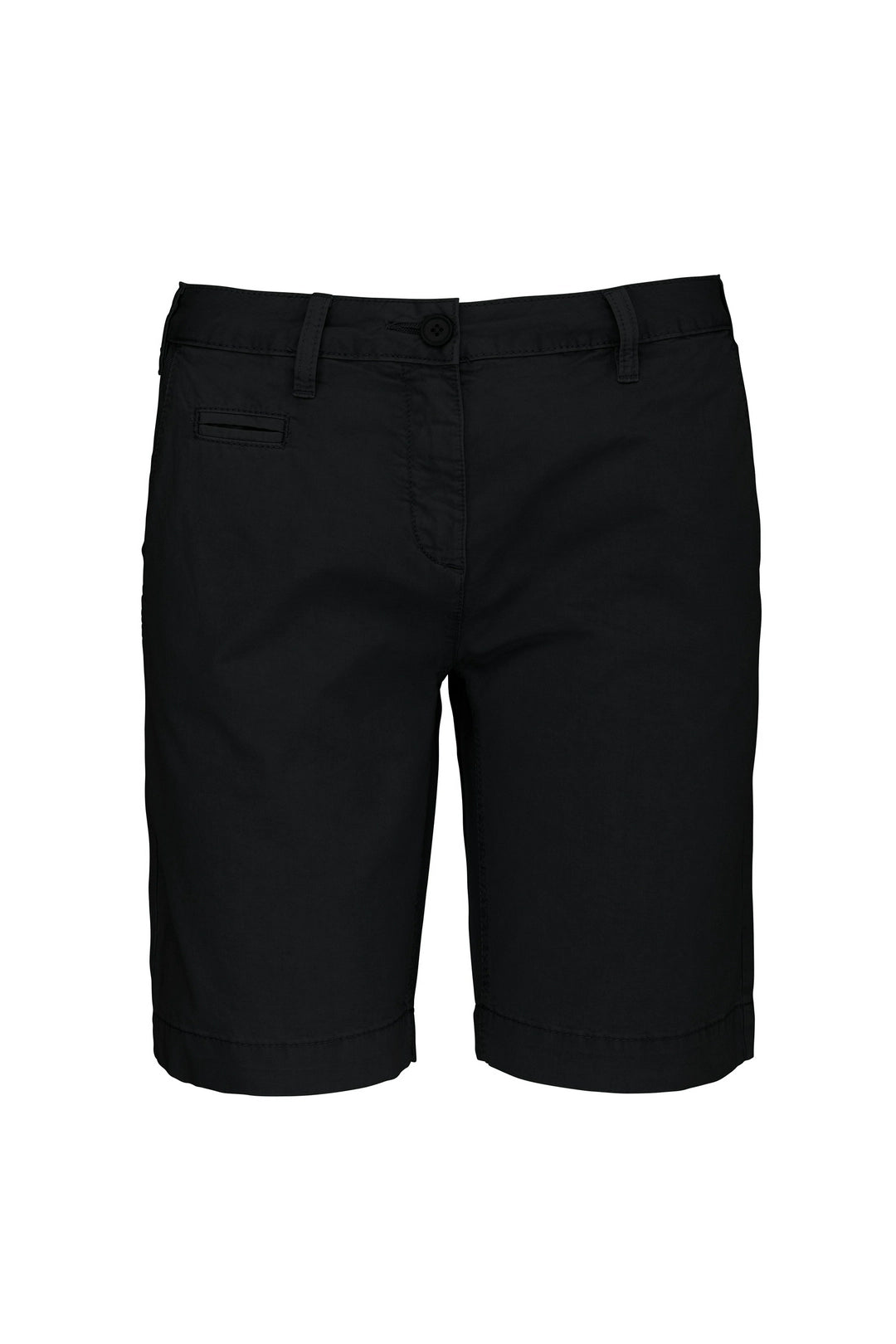 Kariban KB753 Ladies washed effect Bermuda shorts 100% Cotton Waistband with belt loops - COOZO