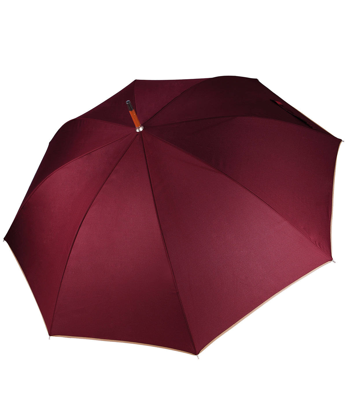 Kimood KI020 Auto-opening Umbrella Black metal frame Wooden shaft - COOZO
