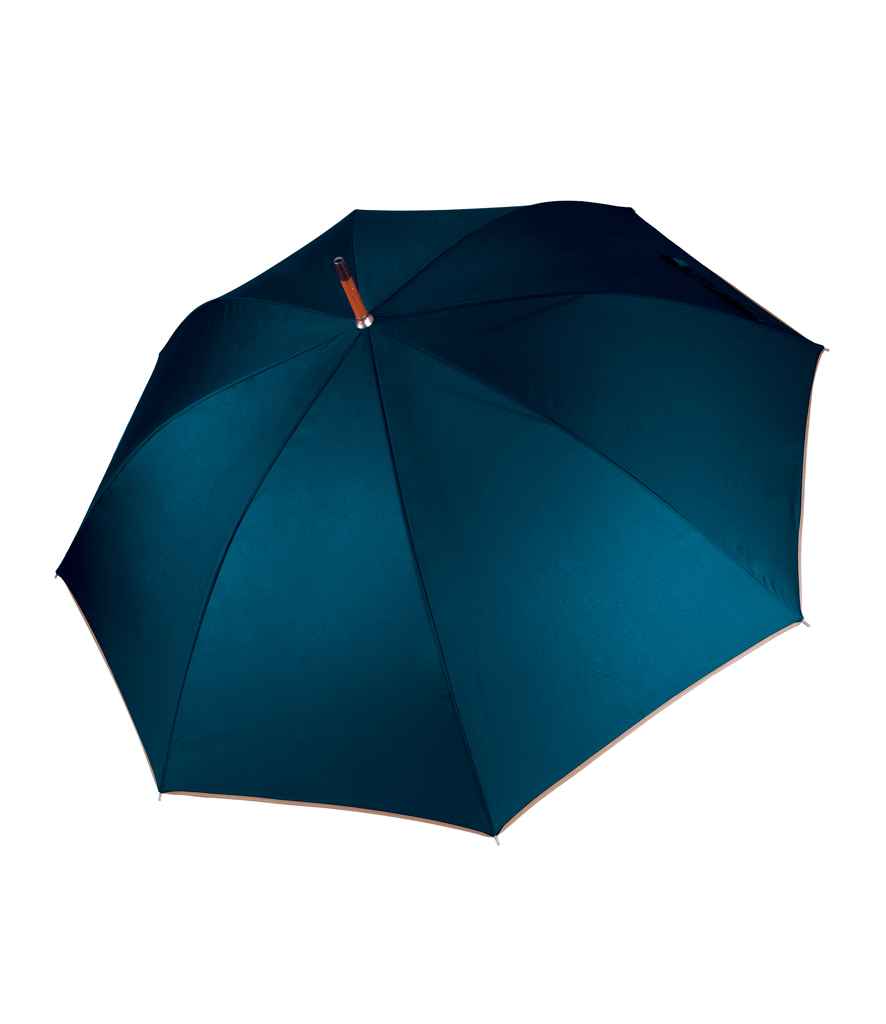 Kimood KI020 Auto-opening Umbrella Black metal frame Wooden shaft - COOZO