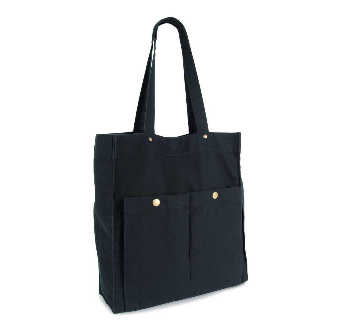 Kimood KI3215 Washed Cotton Bag With Pockets