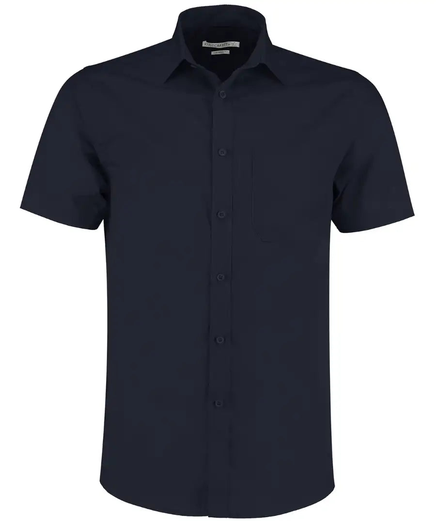 Kustom Kit Tailored Fit Short Sleeve Poplin Shirt KK141 - COOZO