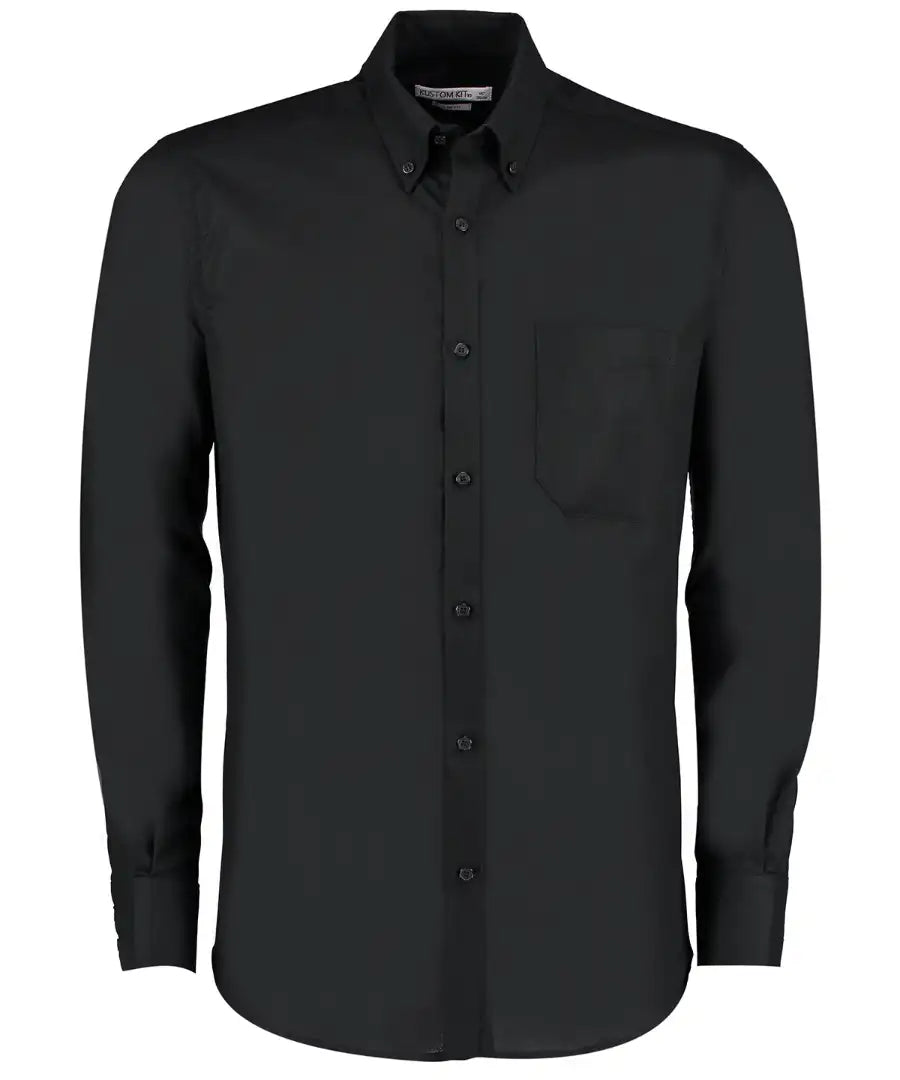 Kustom Kit KK184 Slim Fit Long Sleeve Workwear Oxford Shirt - COOZO