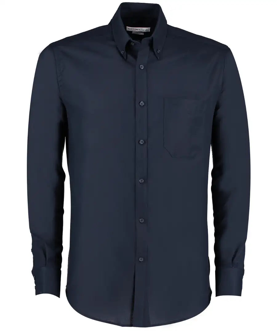 Kustom Kit KK184 Slim Fit Long Sleeve Workwear Oxford Shirt - COOZO