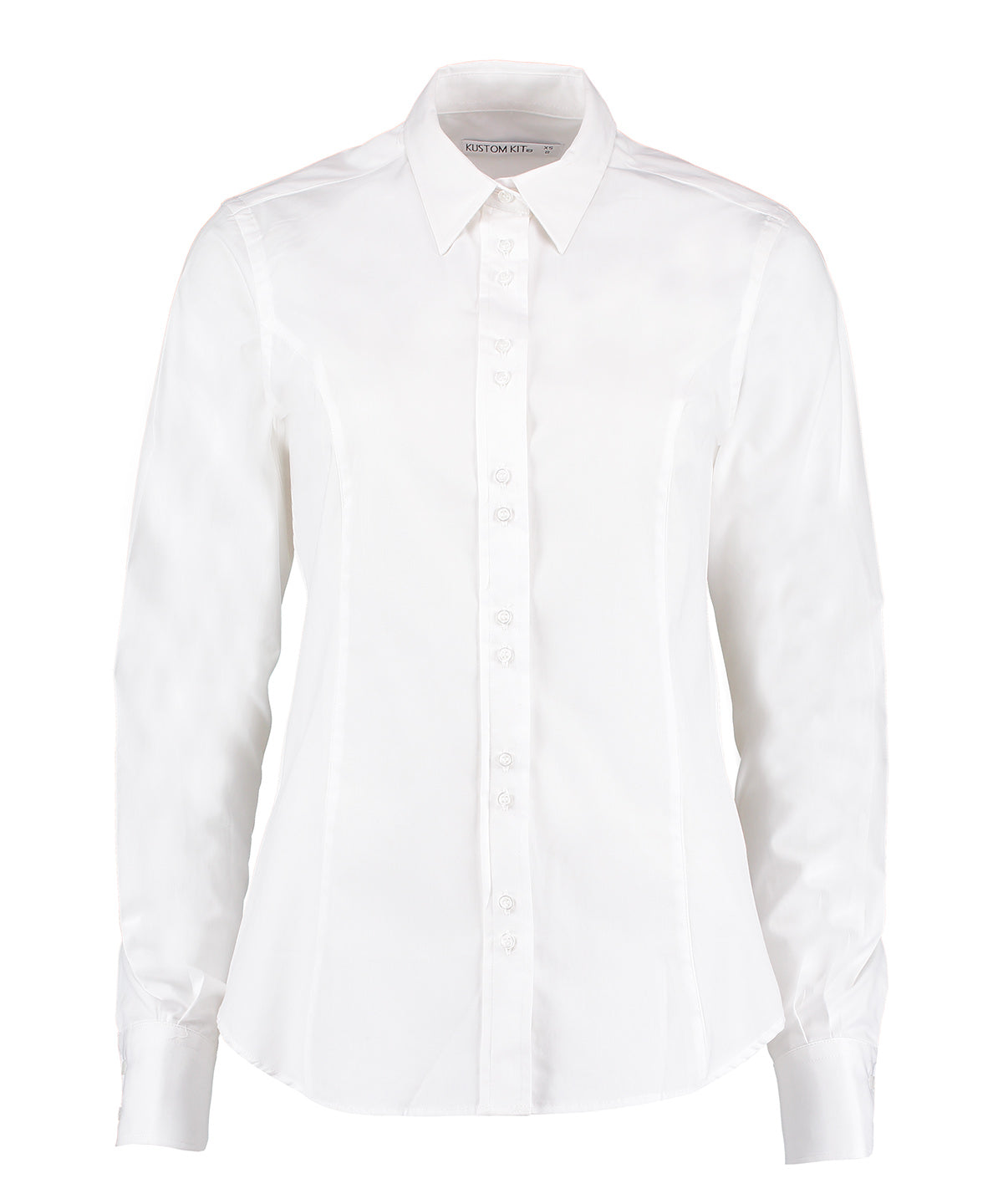 Kustom Kit KK388 Ladies Long Sleeve Tailored City Business Shirt 100% cotton - COOZO