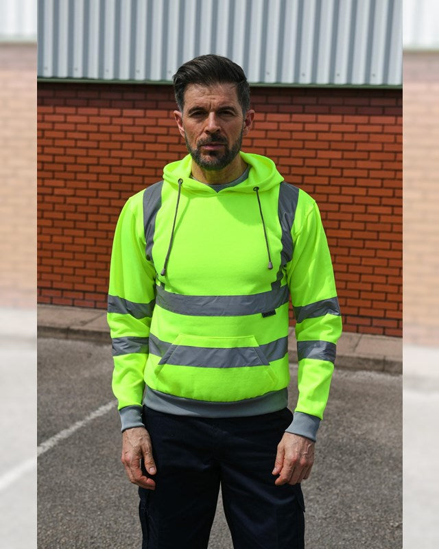 Korntex KXHO High Visibility Premium Hood Sweat 280gsm - COOZO