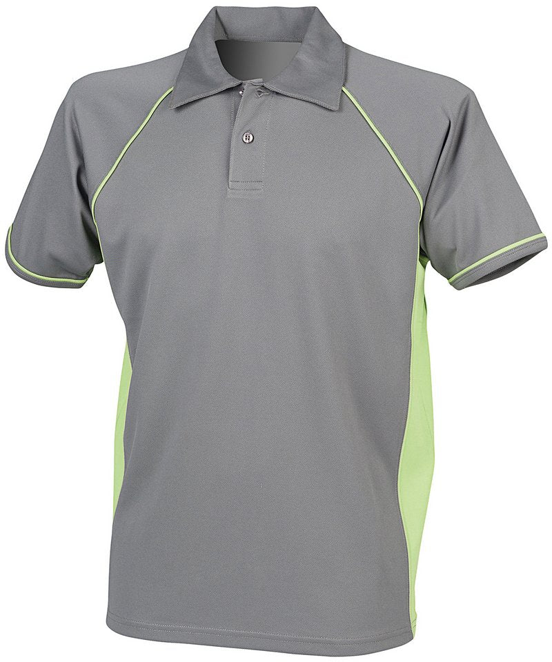Finden and Hales LV370 Performance Piped Polo Shirt Main color - COOZO