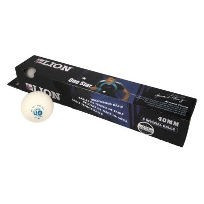 Lion LNTTB1ST Table Tennis Balls Lion 1* White