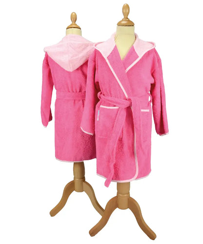 ARTG AR021 Boyzz & Girlzz hooded bathrobe 100% Cotton ideal for home sports or leisure - COOZO