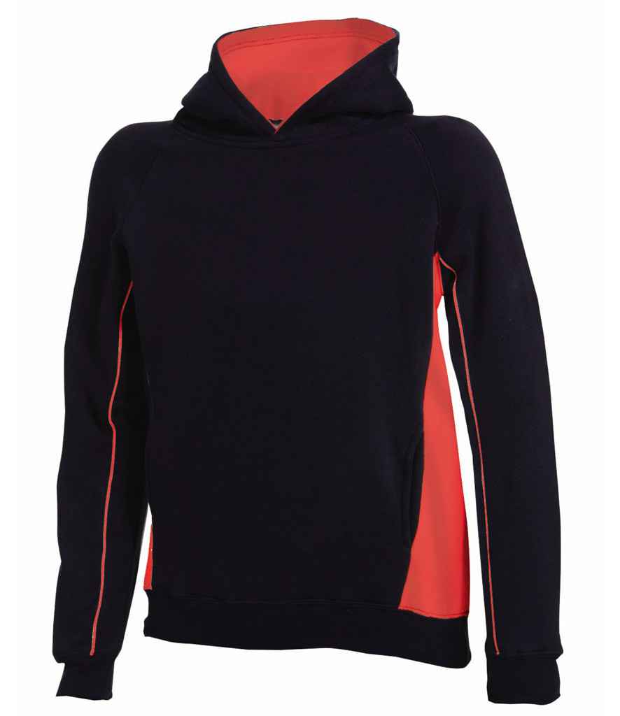 Finden & Hales LV339 Finden and Hales Kids Contrast Hooded Sweatshirt - COOZO