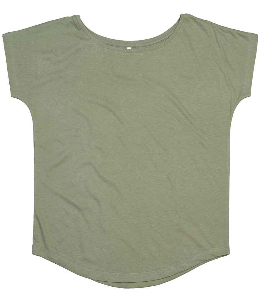 Mantis M91 Ladies Loose Fit T-Shirt 100% organic combed cotton Wide neckline - COOZO