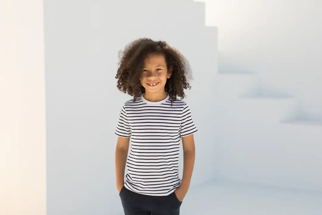COOZO-Skinnifit Minni Kids Striped T-Shirt (SM202)