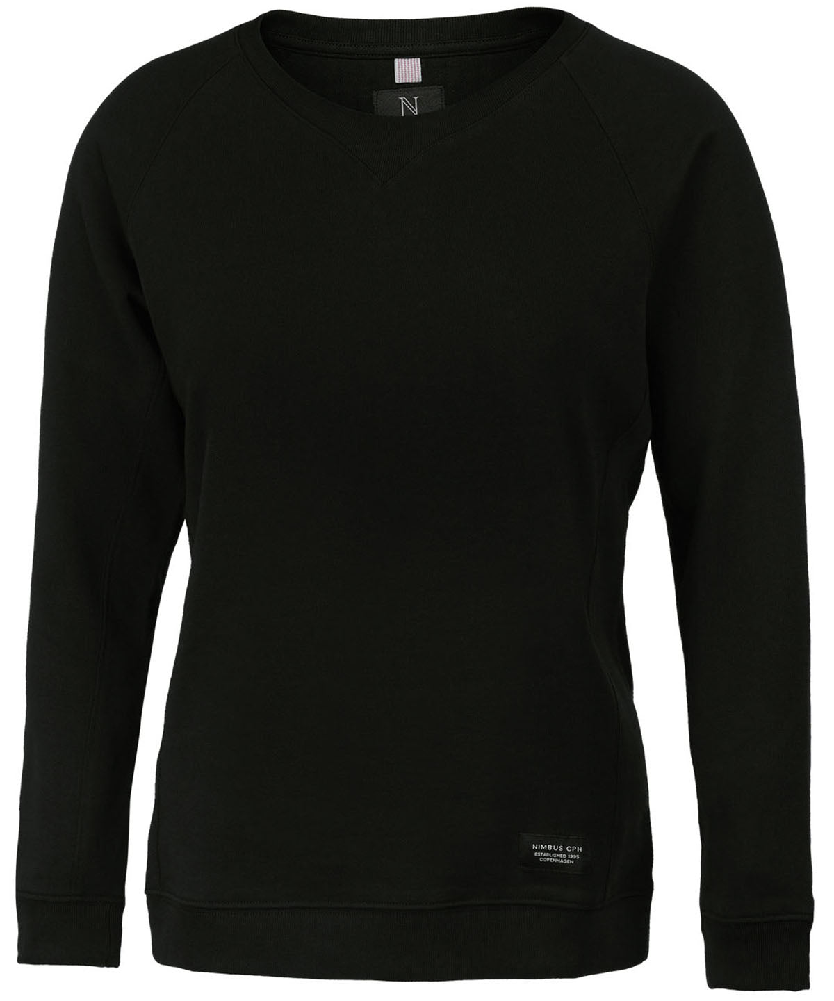 Nimbus WNB87F Women's Newport luxury lightweight crewneck sweatshirt 100% Organic cotton - COOZO
