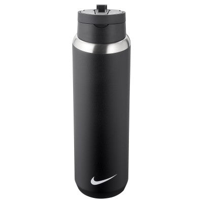 Nike NKNIKE22 WATERBOTTLE RECHARGE STRAW BOTTLE 24OZ BLACK - COOZO