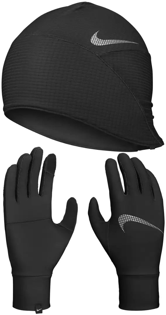 NIKE NKWERHGS WOMENS ESSENTIAL RUNNING HAT & GLOVE SET