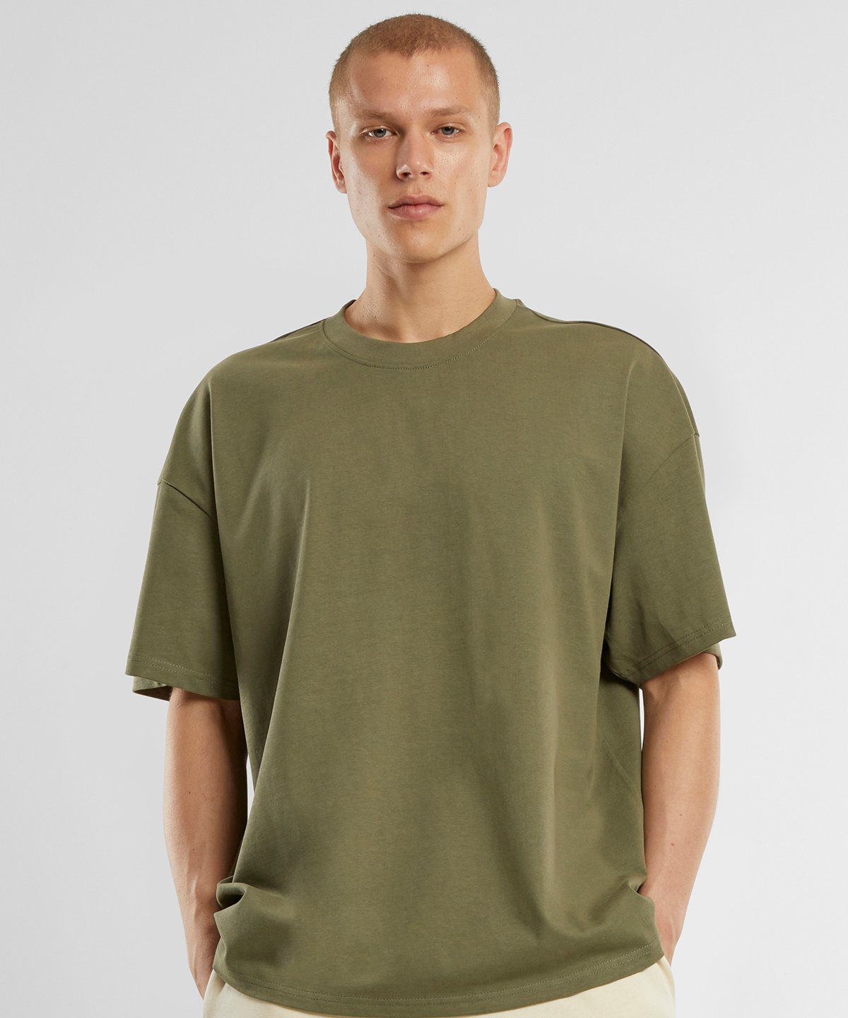 COOZO-Heavy Jersey oversized tee
