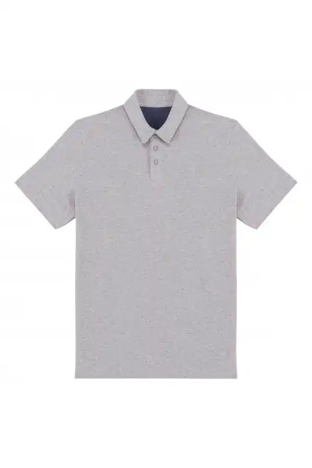 Native Spirit NS210 Recycled Polo Shirt Classic fit Contrast half moon in back neck - COOZO