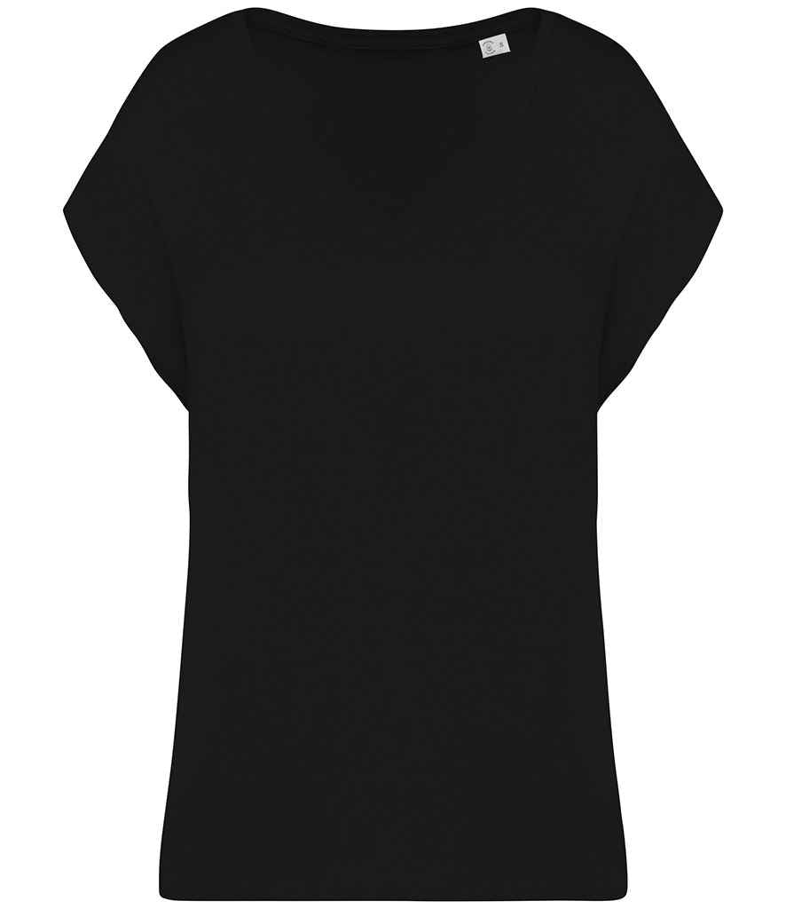 Native Spirit NS312 Ladies Oversized V Neck T-Shirt - COOZO