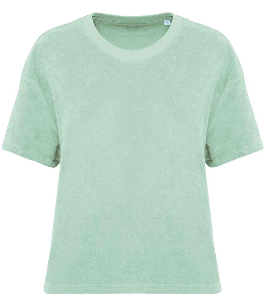 Native Spirit NS328 Ladies Terry Towel T-Shirt Oversized fit with drop shoulders - COOZO