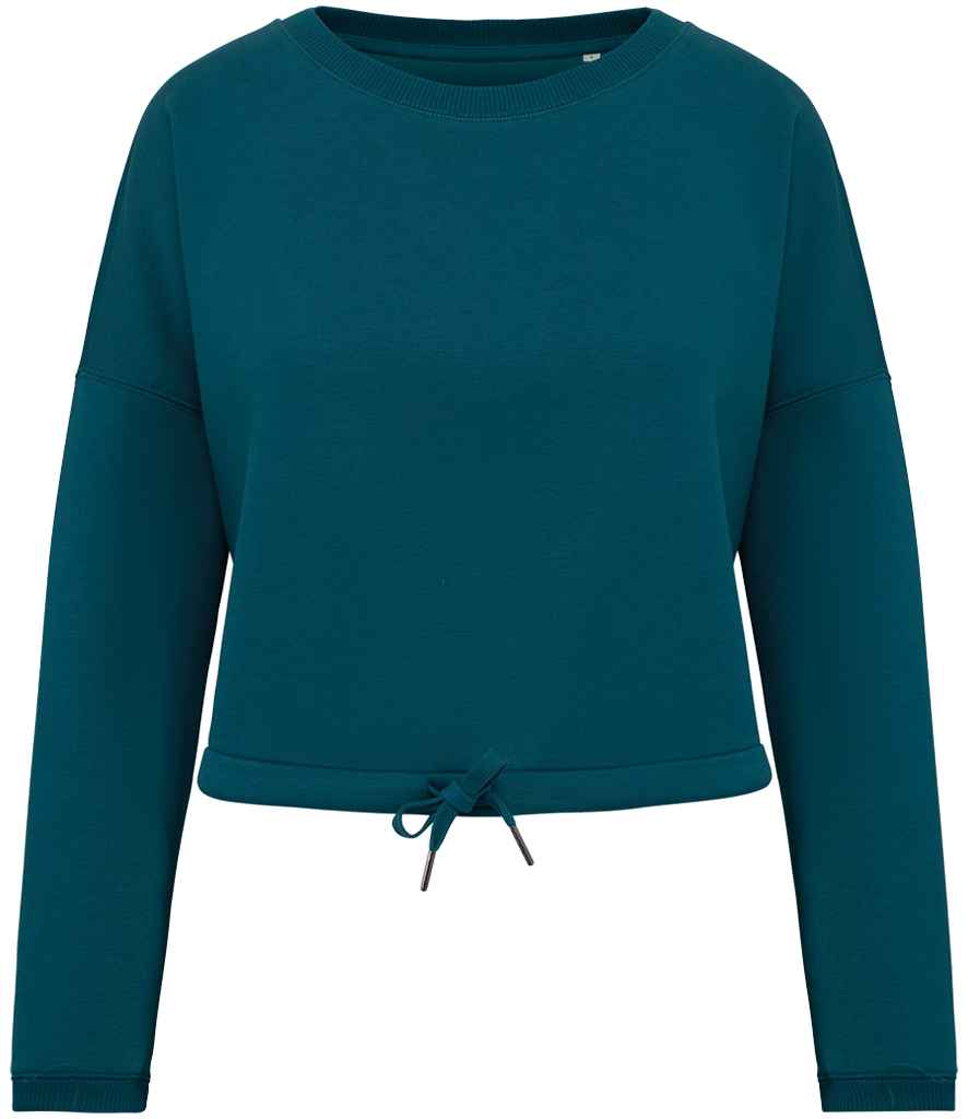 Native Spirit NS429 Ladies Oversized Cropped Sweatshirt