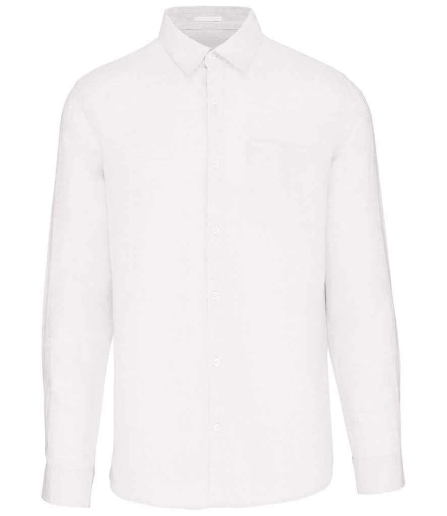 Native Spirit NS504 Long Sleeve Linen Shirt 100% linen Faded style - COOZO