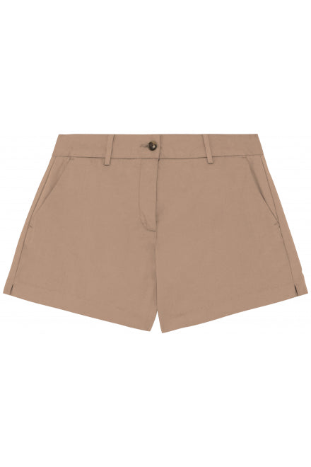 Native Spirit NS739 Ladies Chino Shorts Belt loops - COOZO