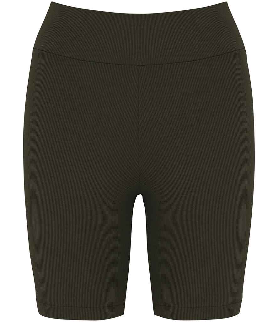 Native Spirit NS744 Ladies Ribbed Shorts - COOZO