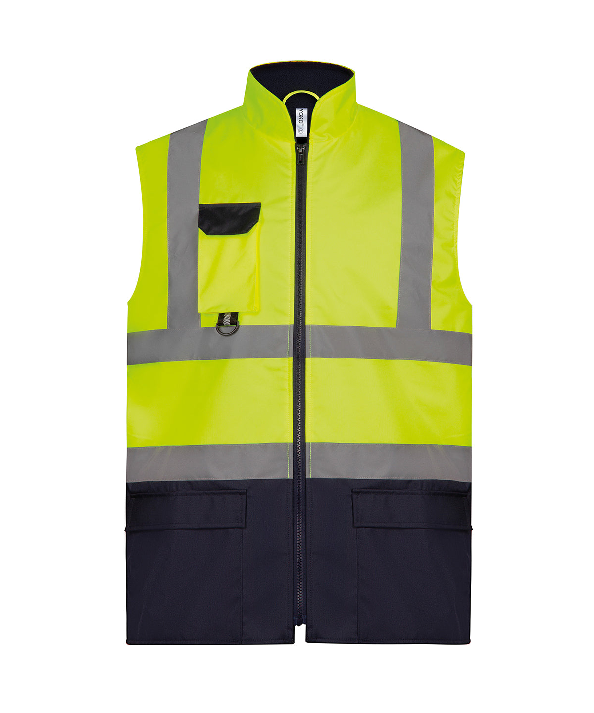 Yoko Unisex Hi-vis padded bodywarmer/vest (HV005) - COOZO