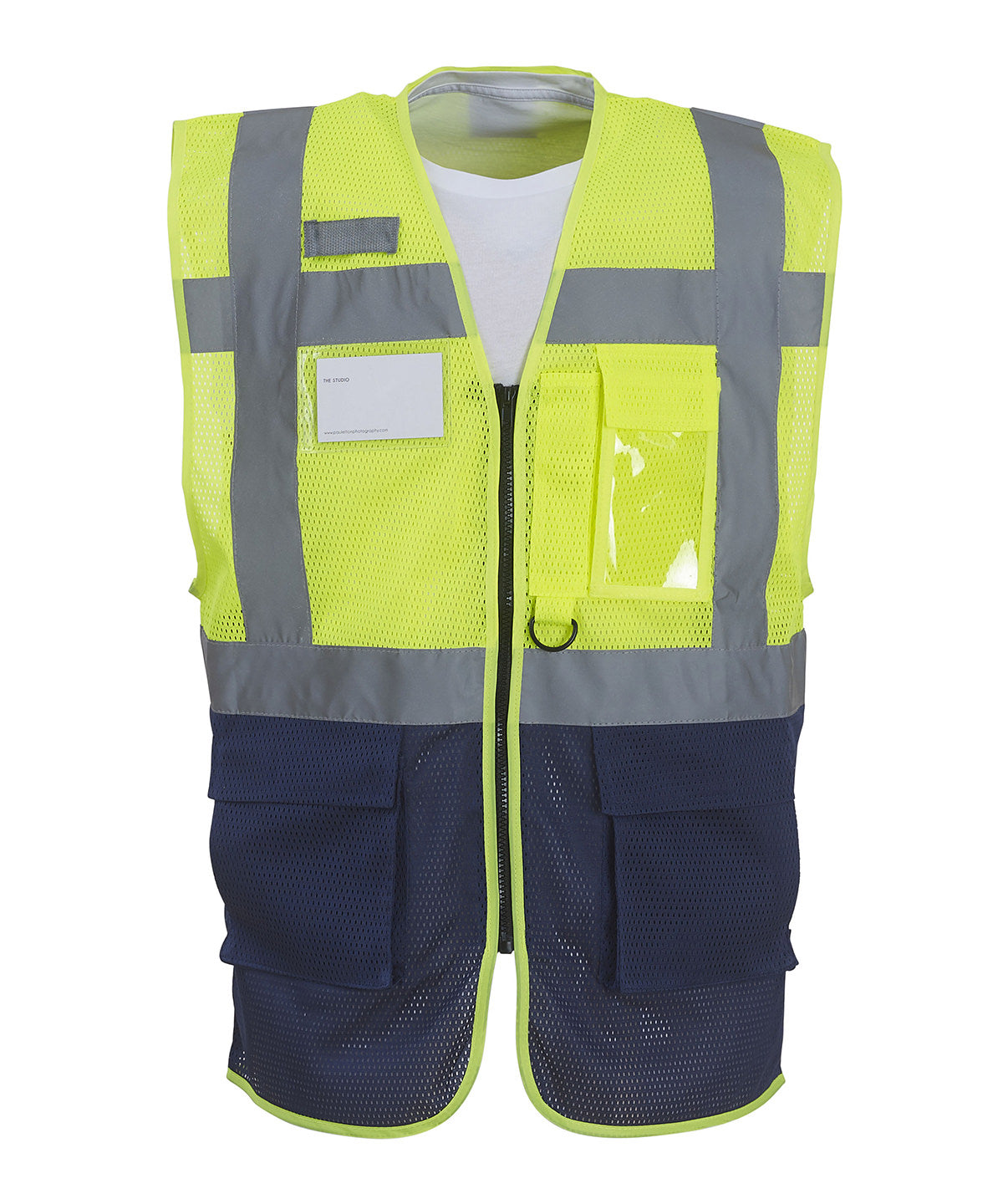Yoko HVW820 Hi-Vis Top Cool Open Mesh Executive Waistcoat - COOZO