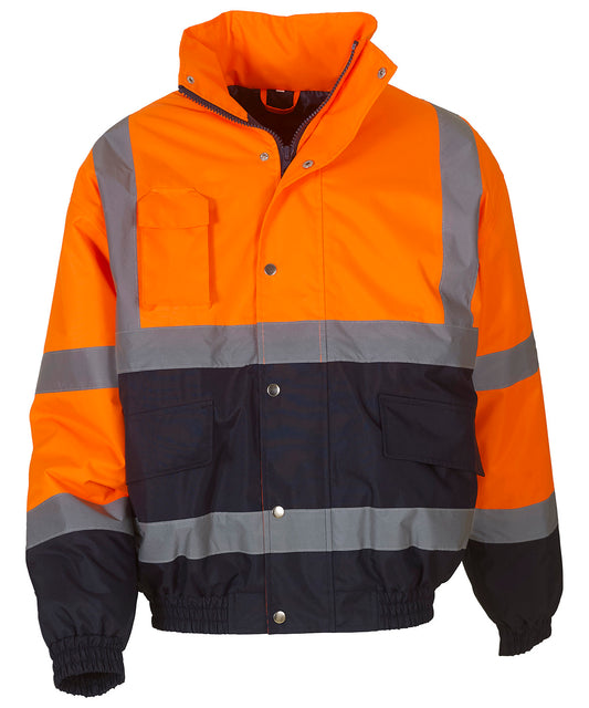 Yoko HVP218 Hi-Vis 2 Tone Bomber Jacket - COOZO