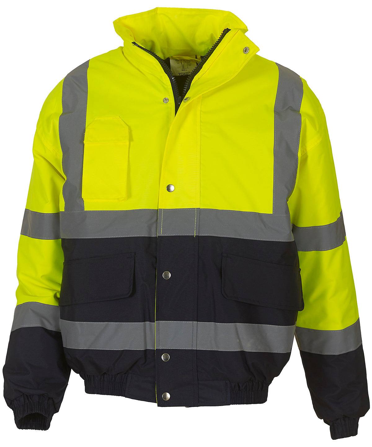 Yoko HVP218 Hi-Vis 2 Tone Bomber Jacket - COOZO