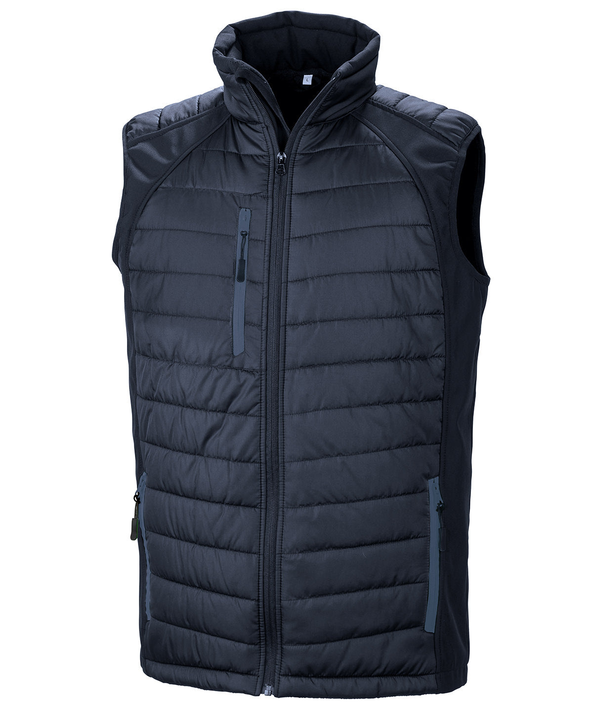 Result R238X Black Compass Pad Softshell Gilet - COOZO