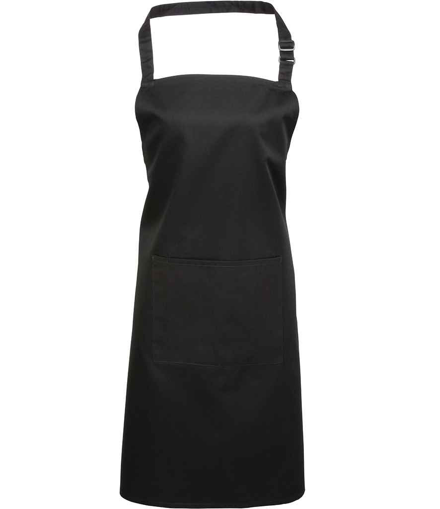 Premier PR154 Colours Bib Apron with Pocket - COOZO