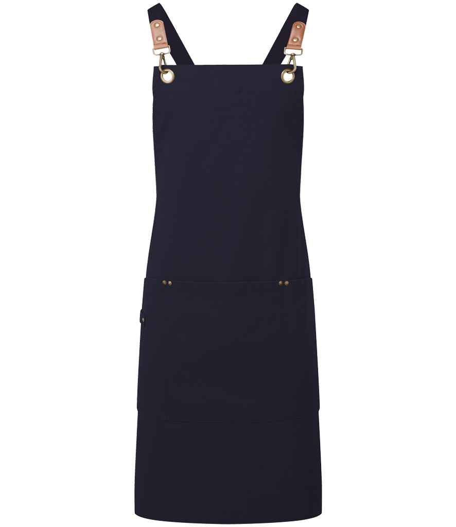 Premier PR182 Clip & Clasp Cross-Back Bib Apron - COOZO