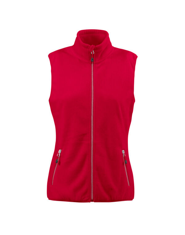 Printer Red PR2261507 Ladies Sideflip Fleece Vest - COOZO