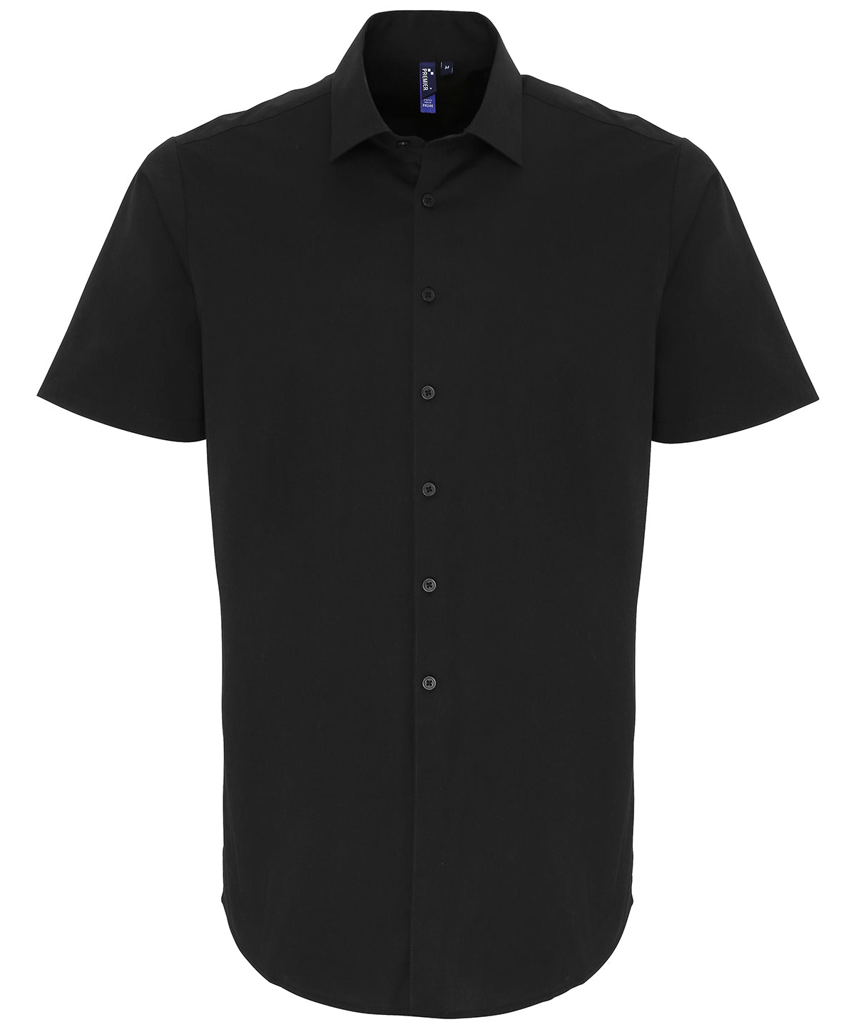 Premier PR246 Short Sleeve Stretch Fit Poplin Shirt - COOZO