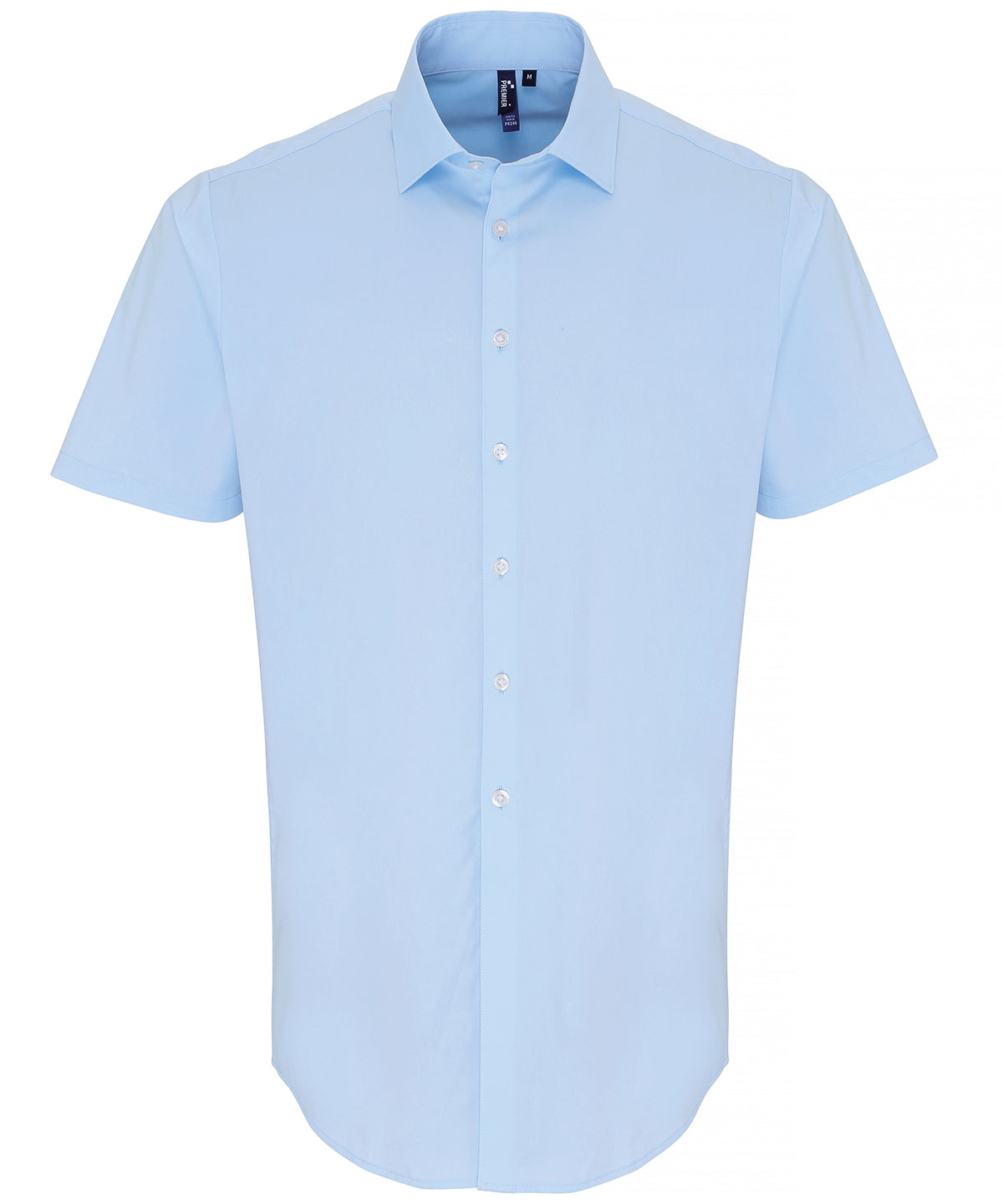 Premier PR246 Short Sleeve Stretch Fit Poplin Shirt - COOZO