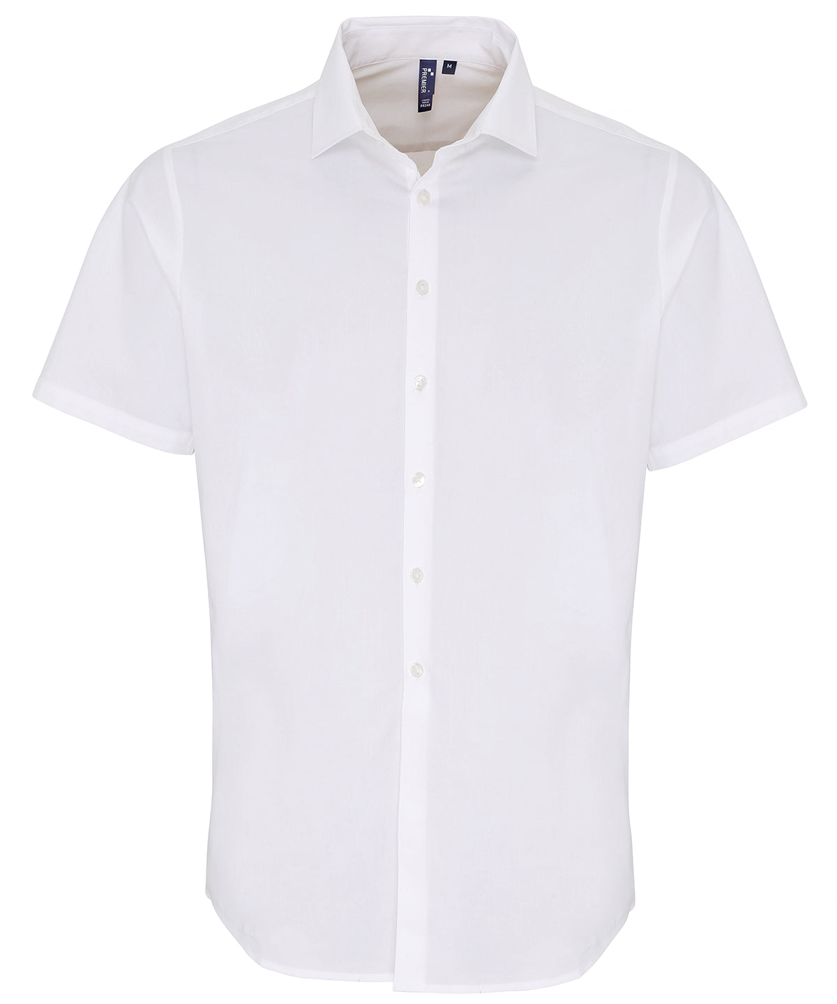Premier PR246 Short Sleeve Stretch Fit Poplin Shirt - COOZO