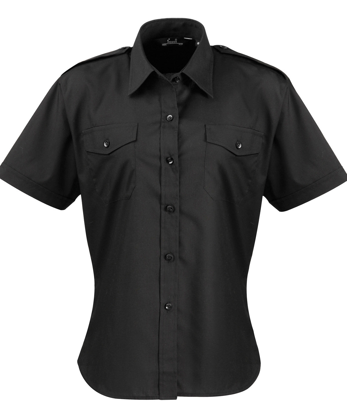 Premier PR312 Ladies Short Sleeve Pilot Shirt - COOZO