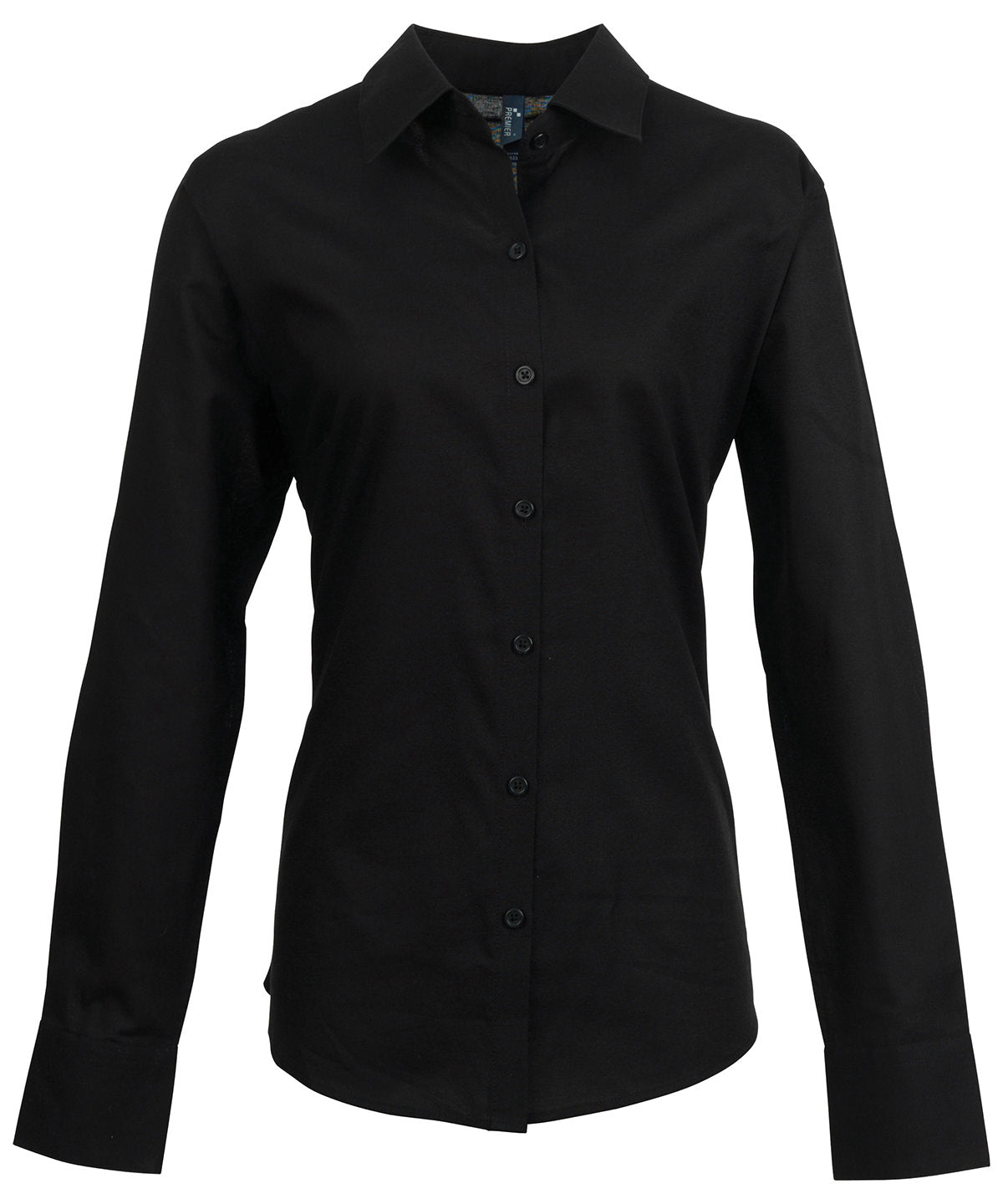 Premier PR334 Ladies Signature Long Sleeve Oxford Shirt - COOZO