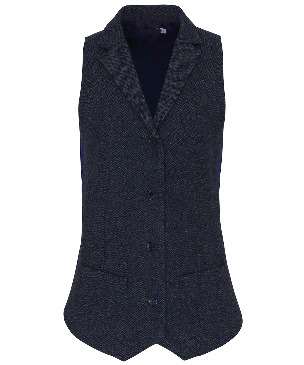 Premier PR626 Ladies Herringbone Waistcoat - COOZO