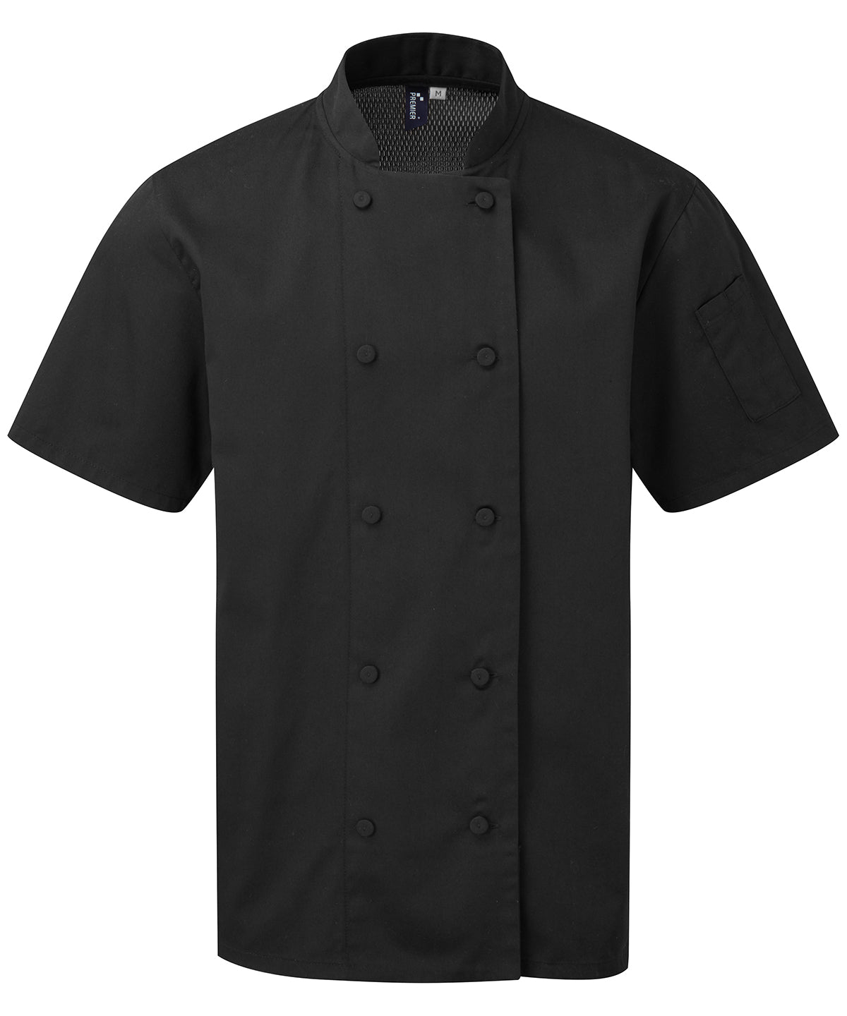 Premier PR902 Chefs coolchecker short sleeve jacket - COOZO