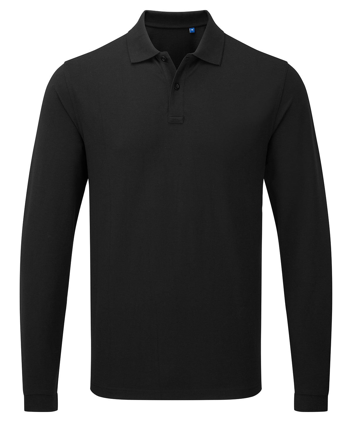 Premier PR997 Unisex long sleeve polo shirt, powered by HeiQ Viroblock - COOZO