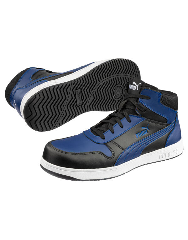 PUMA PS630070 Frontcourt Blue/Black Mid S3L ESD - COOZO