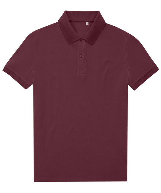 B&C My Eco classic Polo shirts 65/35 /Women RCS recycled polyester 1x1 rib collar Main color - COOZO