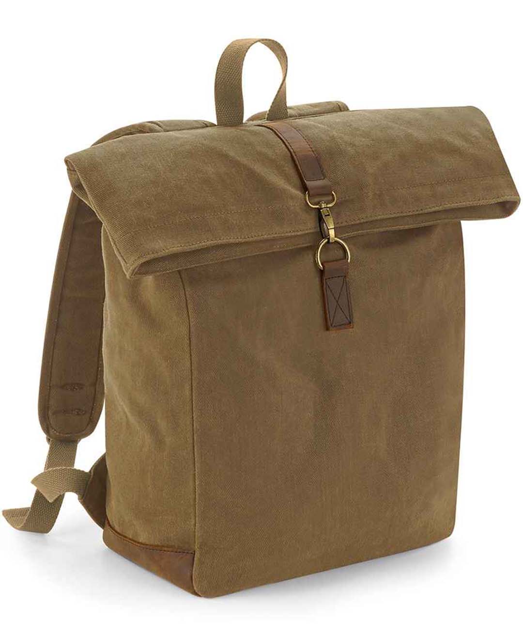 Quadra QD655 Heritage Waxed Canvas Backpack - COOZO