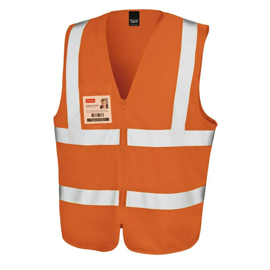 Result Zip Safety Tabard 100% Polyester (R202X) - COOZO