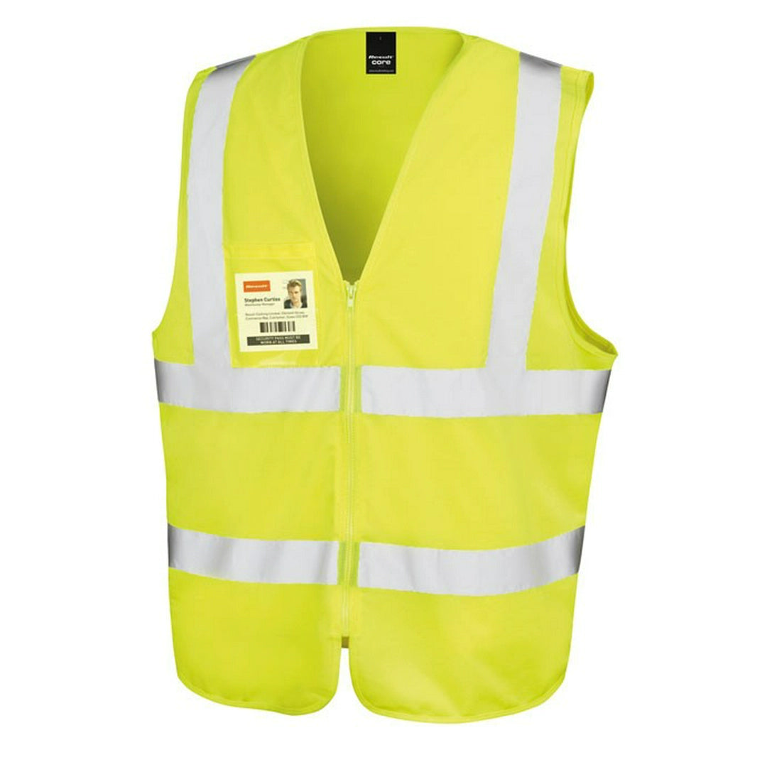 Result Zip Safety Tabard 100% Polyester (R202X) - COOZO