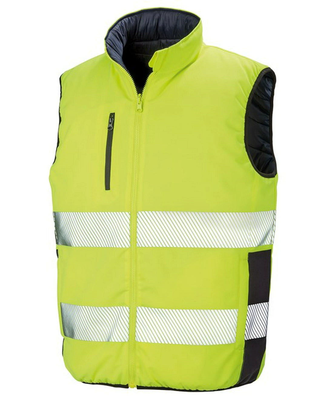 Result R332X Reversible Soft Padded Safety Gilet - COOZO