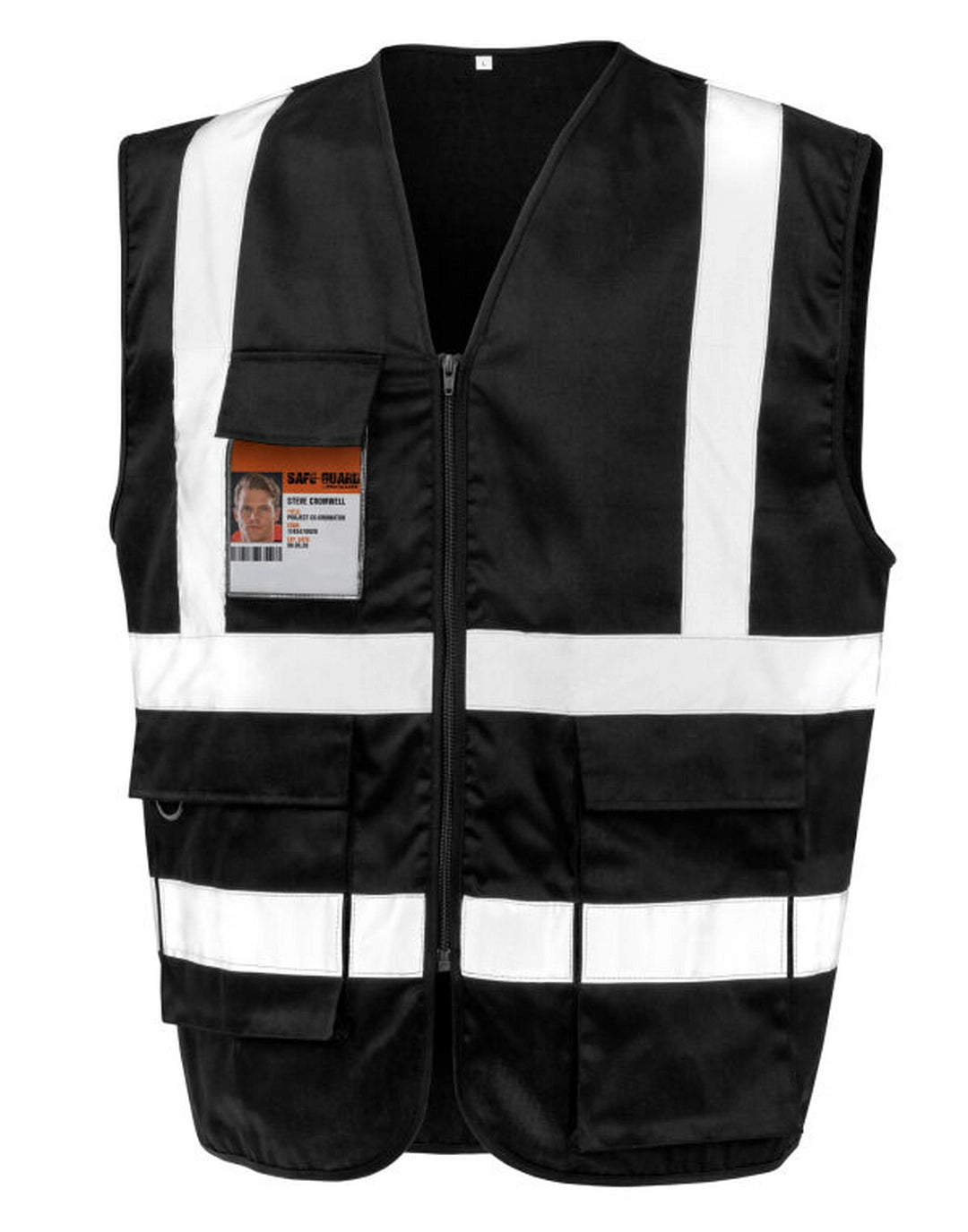 Result Heavy duty polycotton security vest (R477X) - COOZO