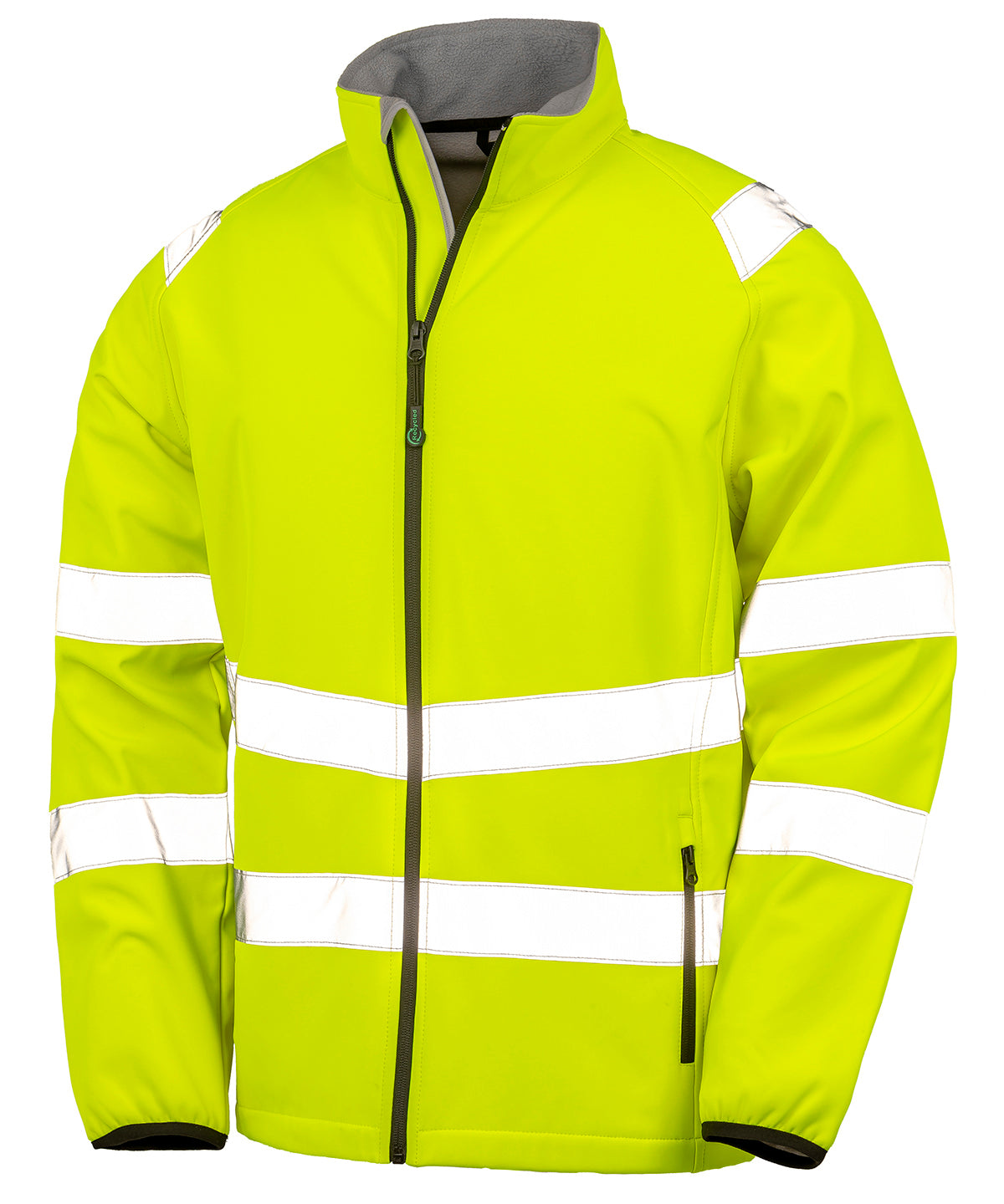 Result R505X Recycled 2-layer printable safety softshell Showerproof 100% Recycled polyester - COOZO